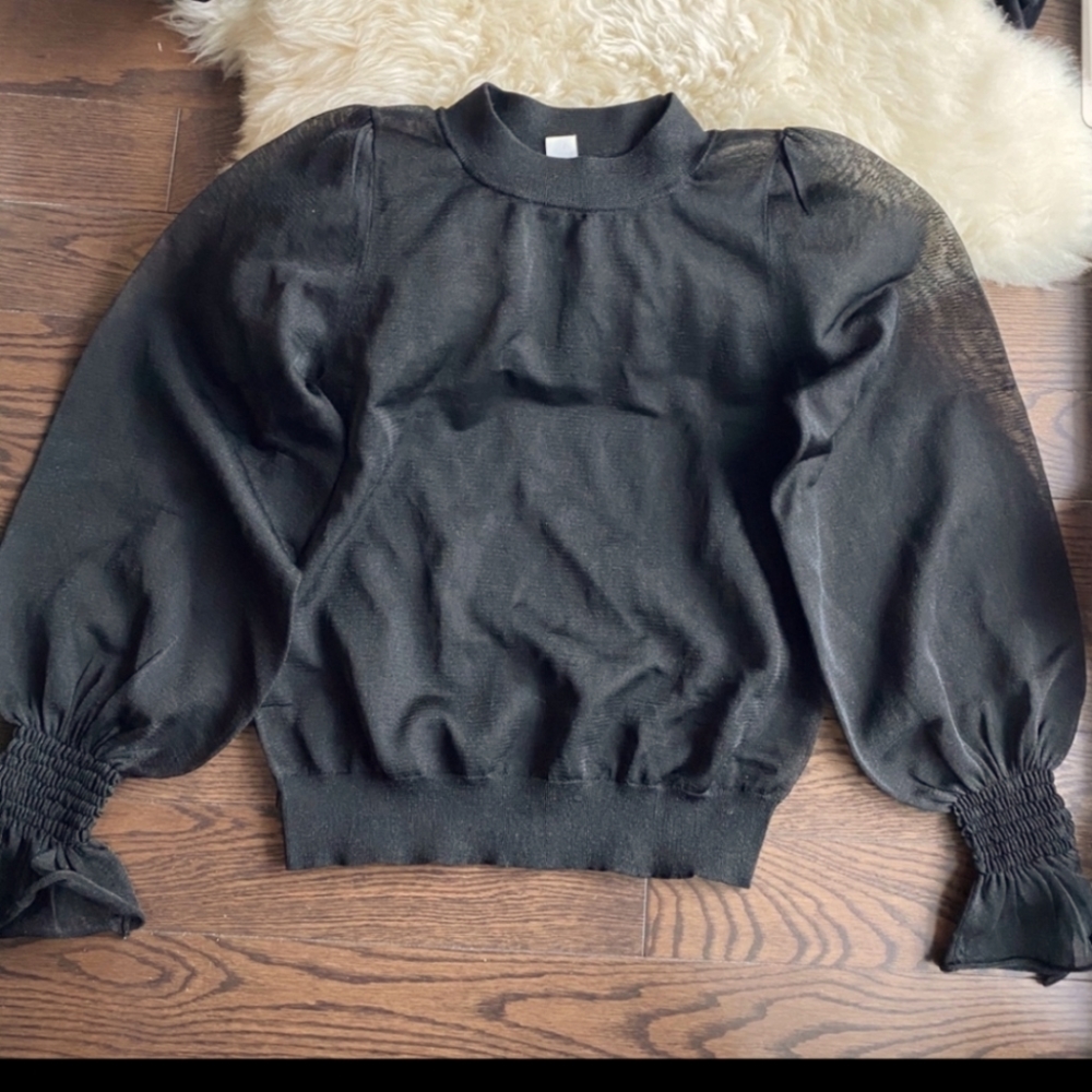 Reposhed - H&M mesh black top